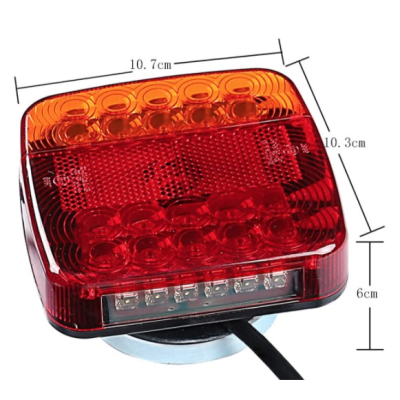 Semnalizator magnetic TIR cu 7 Pini si LED