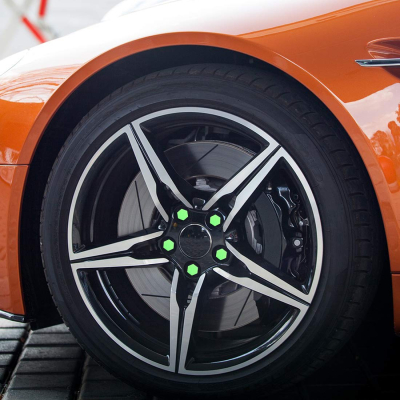 Set 20 capace prezoane 17 VERZI din Silicon pentru jante