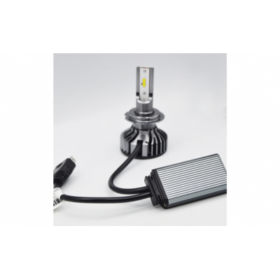 Set 2 becuri LED auto F2 H1/H8 putere 100W temperatura 6000K lumina alba rece