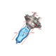 Set 2 becuri Pegasus H7 Xenon EFFECT halogen putere 100W 1500 lumeni temperatura 6000K