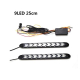Set 2 Benzi LED SAGEATA DRL 25 cm - 12 module