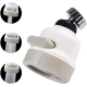 Set 2 CAP Robinet 2 in 1 cu buton WHITE 360 universal