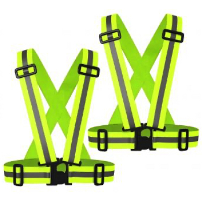 Set 2 Ham REFLECTORIZANT Reglabil Elastic Universal