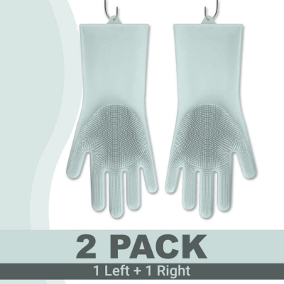 Set 2 manusi profesionale din silicon pentru spatal vase Set 2 manusi profesionale din silicon pentru spatal vase