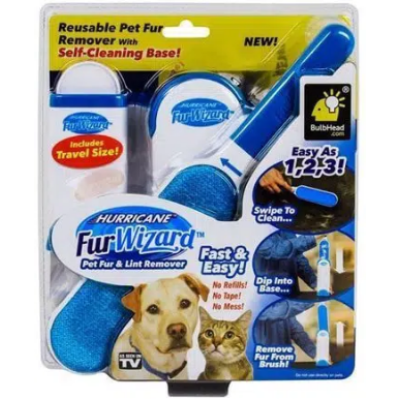 Set 2 Perii FUR WIZZARD de scame pentru îndepartarea părului