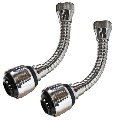 Set 2 Racorduri flexibile  universale robinet  Turbo Flex360