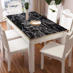 Set 3 X Autocolant Marmura NEGRU CU ALB 60 x 200 Autoadeziv Rezistent pentru Mobila