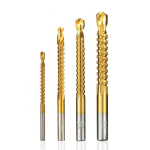 Set 4 burghie frezare TITAN HSS 