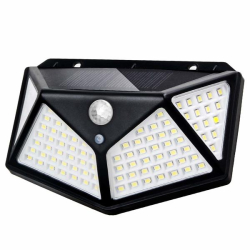 Set 6 Lampi Solare ULTRA 100 LED cu Senzor de Miscare si Lumina 3 Moduri ILUMINARE