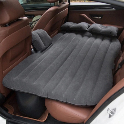 Set saltea auto pentru dormit 2 perne si pompa electrica