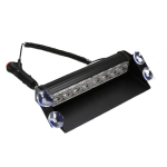 Stroboscop LED auto parbriz COB rosu albastru 
