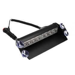 Stroboscop LED auto parbriz COB rosu albastru 