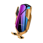 Suport Auto Auriu R1 Senzor Incarcare Fast Charge Wireless 
