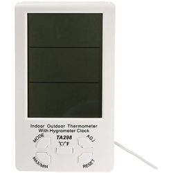 Termometru Multifunctional cu Ceas si Senzor de Umiditate TA298