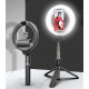 Trepied Selfie Stick cu  Ring Light 4in1 Q07