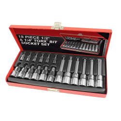 Trusa 18 Biti Torx 1/2 "- 1/4" 