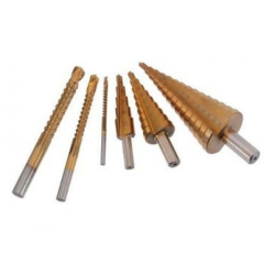 Trusa 3 FREZE in trepte si 3 BURGHII aurii