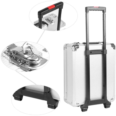 Trusa Completa Scule - 389 Piese in Valiza cu Roti Troller