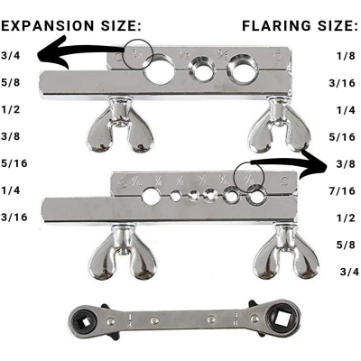 Trusa de Bercuit 10 Piese CT-278 Largit Taiat Tevi Conducte Frana