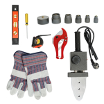 Trusa Lipit Ppr Metalica 2200W 12 PIESE + 6 Bacuri 