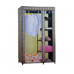 UB Dulap HAINE Textil JJL-0719 2 compartimente CU ROSU  MODEL SUS