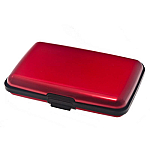 E-Charge Wallet ROSU Portofel Carduri si Incarcator Baterie Externa 2in1