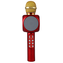 Microfon Karaoke Wireles cu Boxa si Lumini