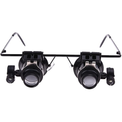 Ochelari Cu Lentile Microscop 20x Si LED