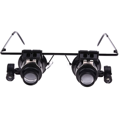 Ochelari Cu Lentile Microscop 20x Si LED