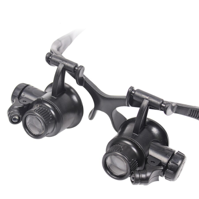 Ochelari Cu Lentile Microscop 20x Si LED