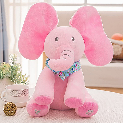 Elefant PINK interactiv Vorbeste Canta si Flutura urechile