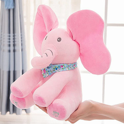 Elefant PINK interactiv Vorbeste Canta si Flutura urechile