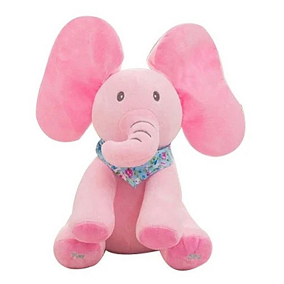 Elefant PINK interactiv Vorbeste Canta si Flutura urechile