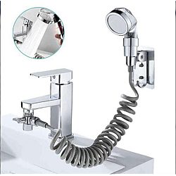 Extensie dus cu Para Furtun flexibil si suport de perete pentru robinet de chiuveta sau cada