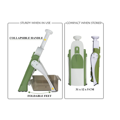 Feliator de legume pliabil tip mandolina cu 4 functii tava de colectare SR 266 Feliator de legume pliabil tip mandolina cu 4 functii tava de colectare SR 266