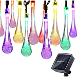 Ghirlanda Solara 20 LED LACRIMA 2.5m Lumina RGB de Exterior MULTICOLORA