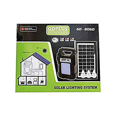 Pachet Solar Cu Lanterna, Radio FM, MP3, USB, Slot MicroSD