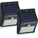 Set 2 Lampi BRIGHT 30 LED Solare cu senzor de miscare si lumina 1 mod ILUMINARE