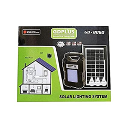 Pachet Solar Cu Lanterna, Radio FM, MP3, USB, Slot MicroSD
