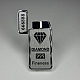 Bricheta Silver Bar Diamond A01-16 Bricheta Silver Bar Diamond A01-16