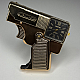 Bricheta Tragaci cu Ceas antivant GOLD TWP2502 Bricheta Tragaci cu Ceas antivant GOLD TWP2502