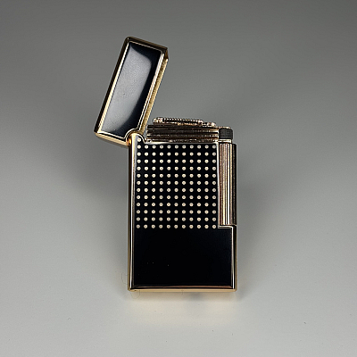 Bricheta Luxury DOTS LD705 Negru Auriu TWP-DR705 Bricheta Luxury DOTS LD705 Negru Auriu TWP-DR705
