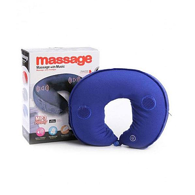 Perna masaj cu vibratii si muzica Neck Massage Pillow
