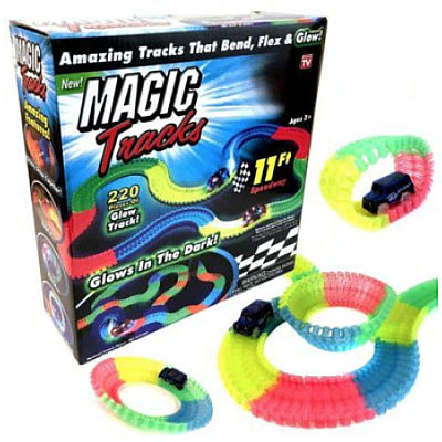 Jucarie Pista Flexibila Magic Tracks 220 Piese