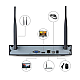 KIT de supraveghere Wireless JORTAN 4 camere HDMI Infrarosu Vizualizare pe Telefon