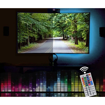 Kit Bandă RGB 5M 280 LED cu telecomanda mare si functii multiple 