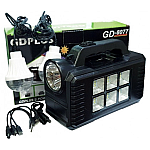 Kit solar GD-8077 cu lampa multifunctionala