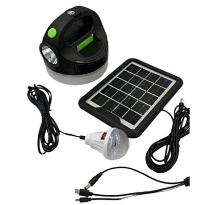 Kit solar GDPlus GD-P20 (P70) cu lampa multifunctionala