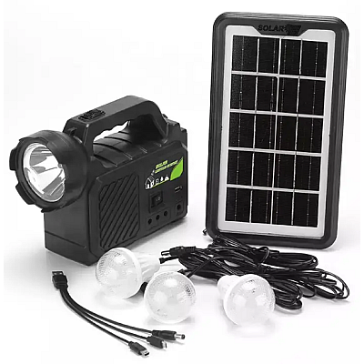 Kit solar GDPlus GD-P30 cu 3 becuri