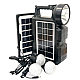 Kit solar portabil CCLAMP CL-810 cu 3 becuri incluse Radio FM si Bluetooth